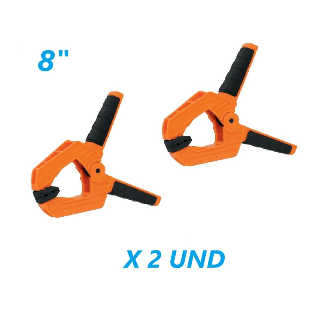 Prensa de Resorte 8"" x 2 Unidades Truper 17702