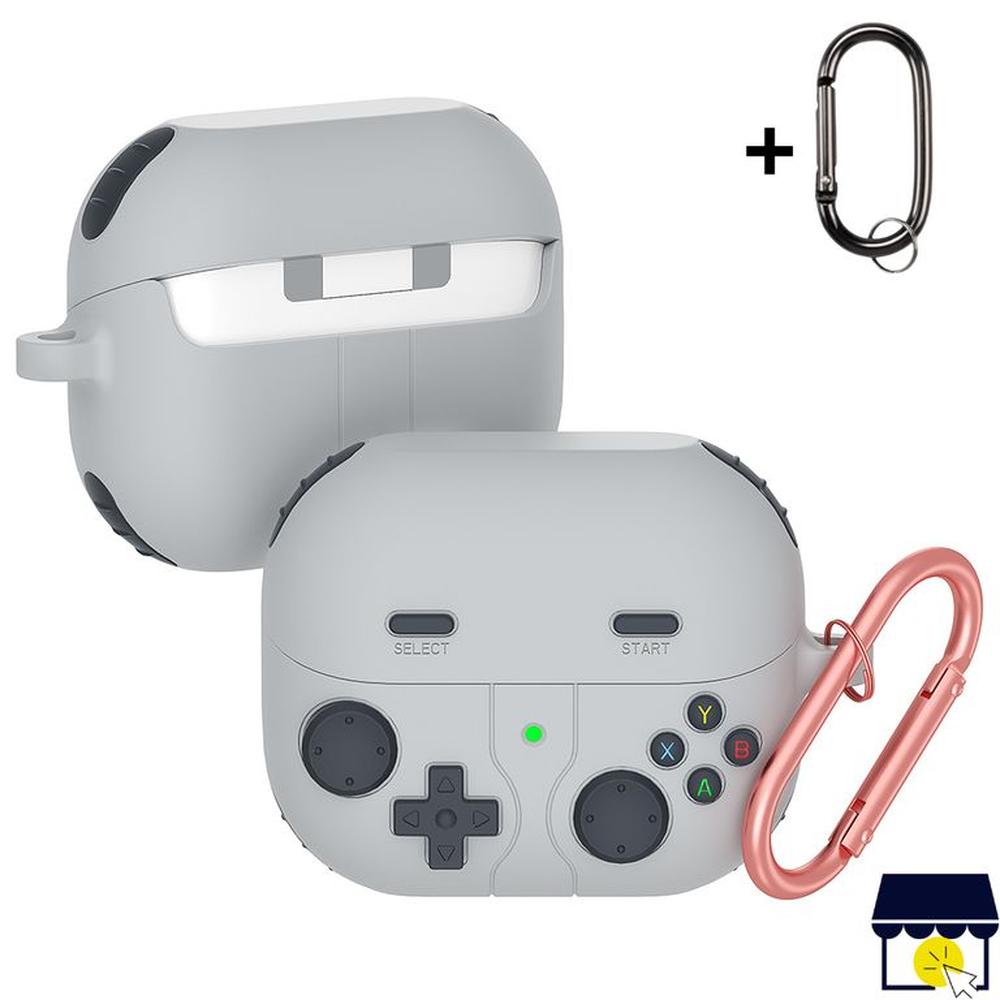 Case funda de silicona para Galaxy Buds 3 3 Pro - Gris