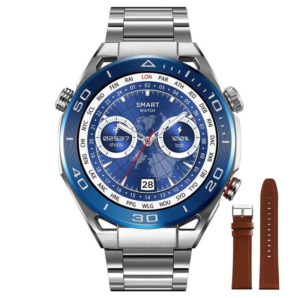 Reloj Skmei S236 Correa Intercambiable Acero y Cuero