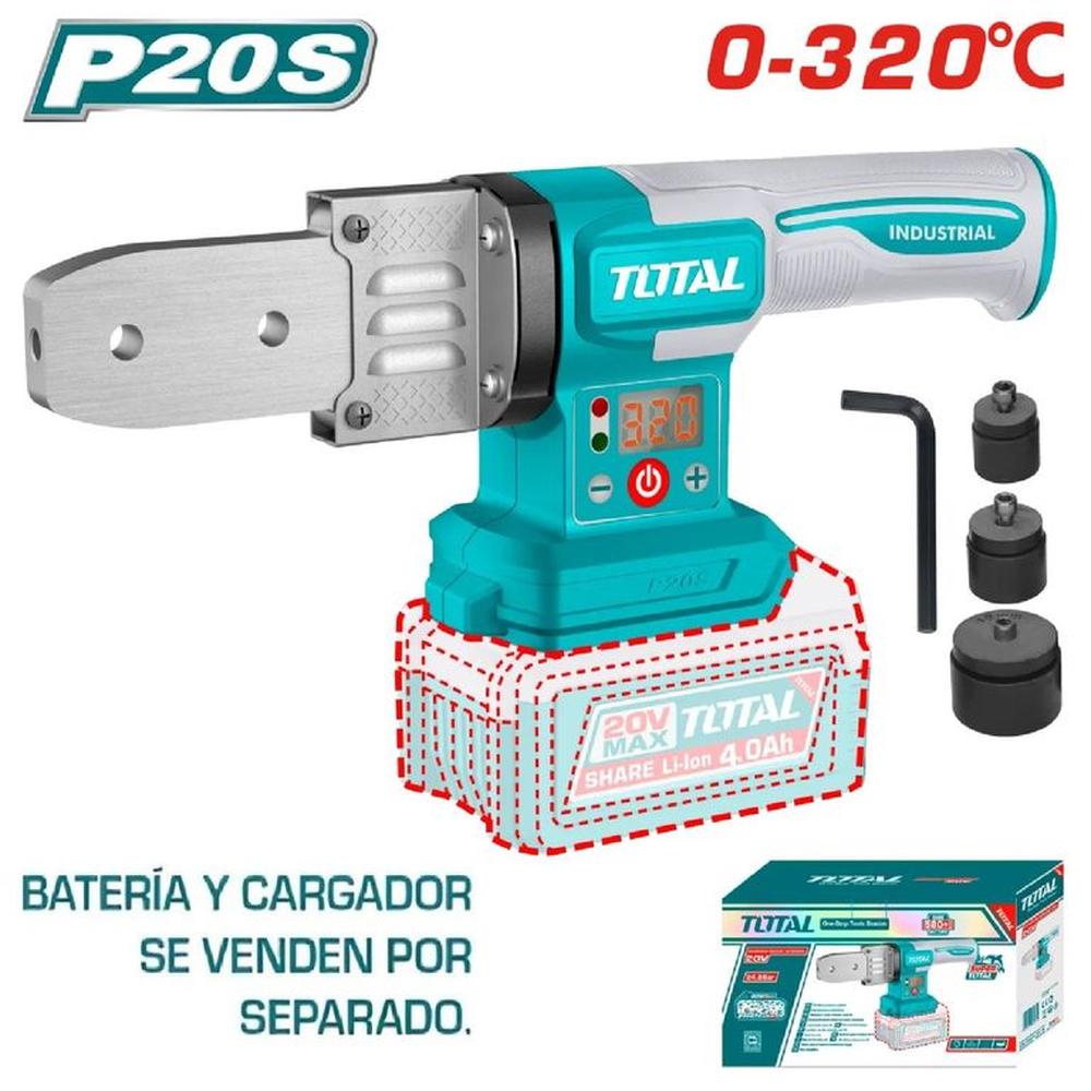 Maquina Termofusión Inalámbrica 20v Total - TWTLI2018