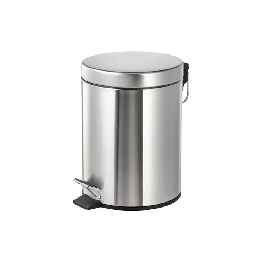 Papelera con pedal de Acero Inox 8L- 22x32.5cm- 10031003