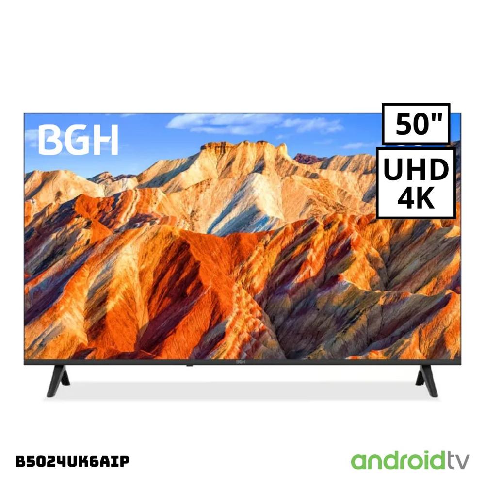 TELEVISOR BGH 50 SMART TV ANDROID TV 4K UHD LED B5024UK6AIP