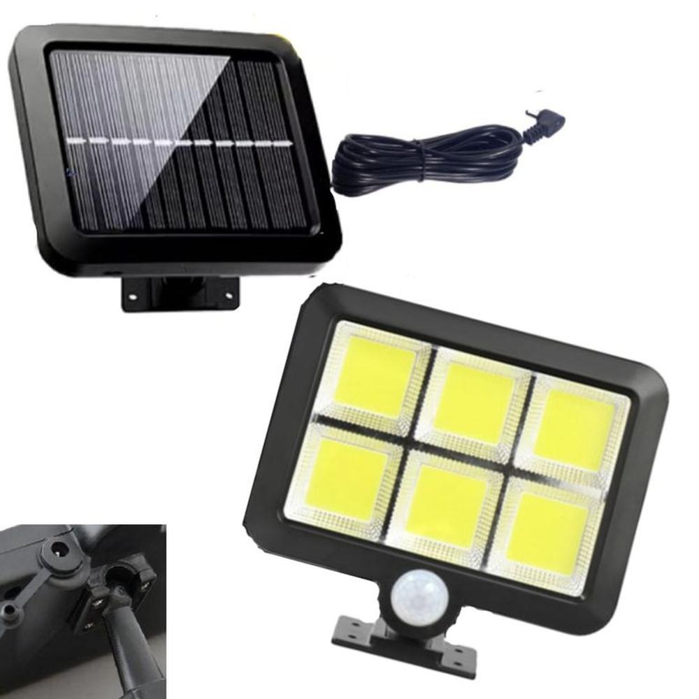 Reflector Lampara para Exteriores con Sensor Luz LED Panel Solar