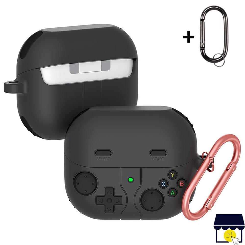 Case funda de silicona para Galaxy Buds 3  3 Pro - Negro
