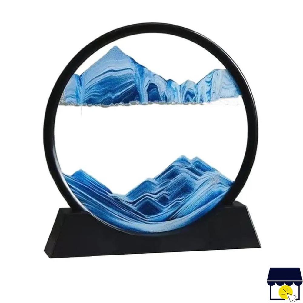 ADORNO DE ARENA MOVEDIZA TIPO RELOJ