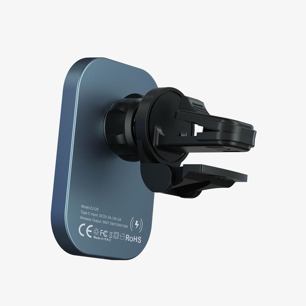 CARGADOR INALAMBRICO MAGNETICO TRANSPARENTE PARA AUTO15W BO-ZJ129 BWOO