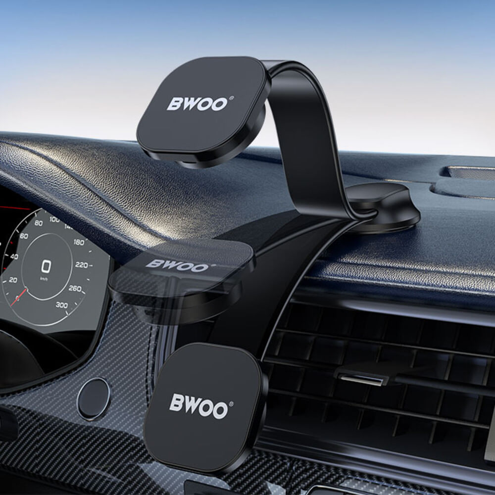 SOPORTE Y CARGADOR INALAMBRICO 15W QI FLEXIBLE MAGNETICA BO-ZJ134 BWOO