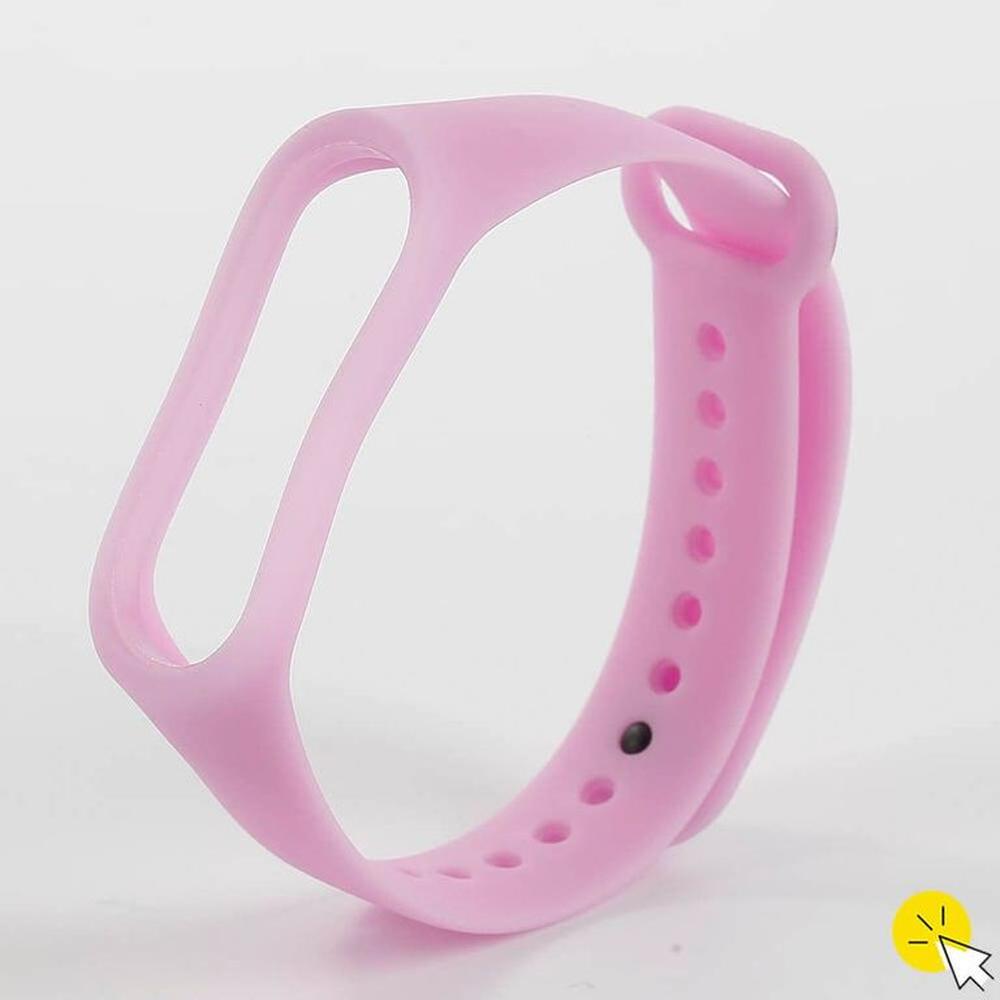 Correa reactiva de silicona para Xiaomi Mi Band 5 y 6 - LILA