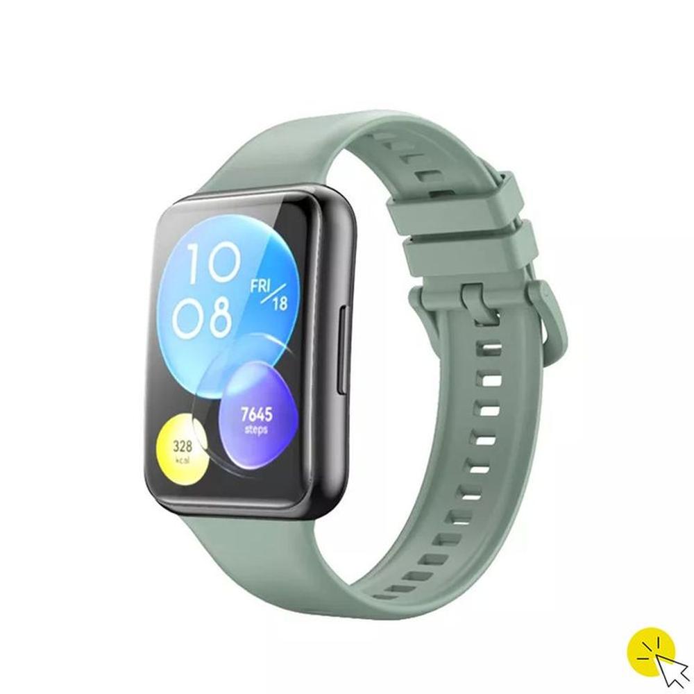 Correa de silicona para Huawei Watch Fit 2 - VERDE CLARO