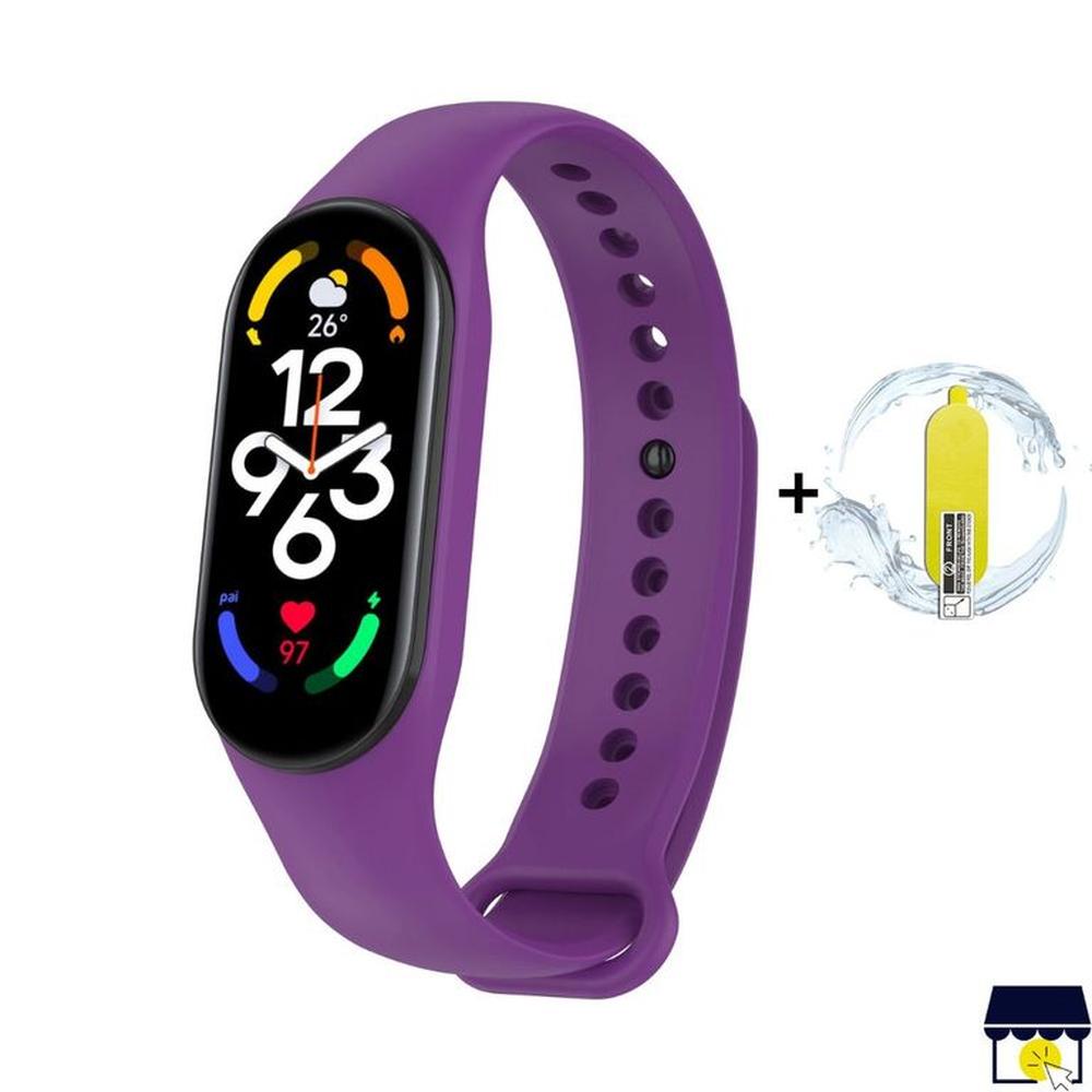 Correa de silicona para Xiaomi Mi Band 7 - PURPURA MICA