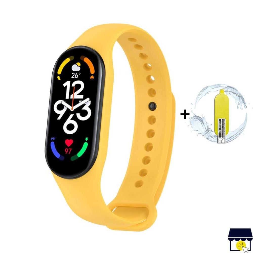 Correa de silicona para Xiaomi Mi Band 7 - AMARILLO MICA
