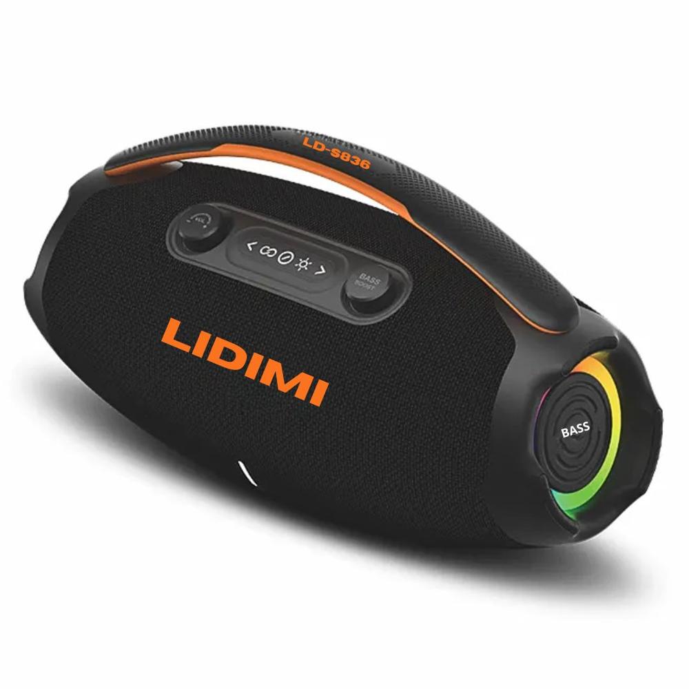 Parlante Bluetooth 5.3 LIDIMI LD-S836 60W con Bass Boost y Luces RGB LD-S836