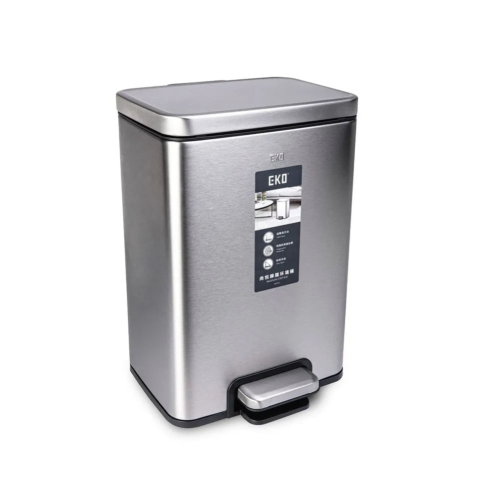 Papelera con pedal de Acero Inox 12L - 272x39cm -10031071