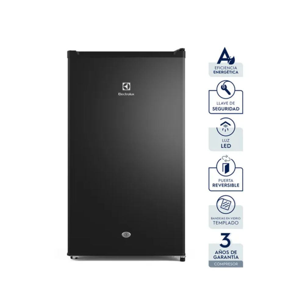 FRIGOBAR 90LT ELECTROLUX ERD090G2HWB NEGRO