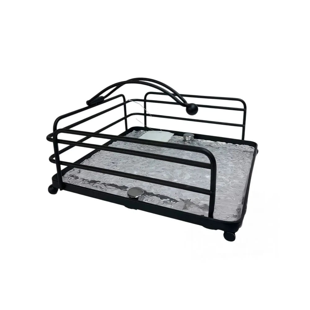 Servilletero de Hierro con base Acrílico Lulu - 55147001