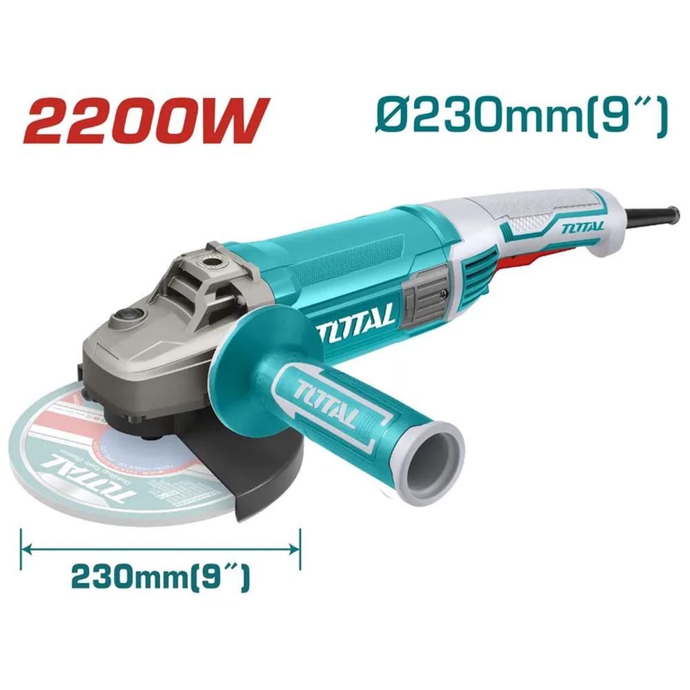 Amoladora 9 Pulgadas De 2200w Total -TG12223026