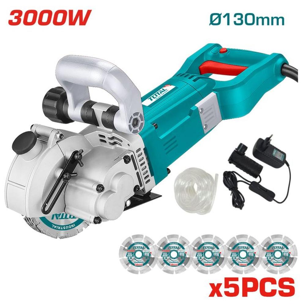 Acanaladora ranuradora de pared concreto 3000w Total-TWLC1301