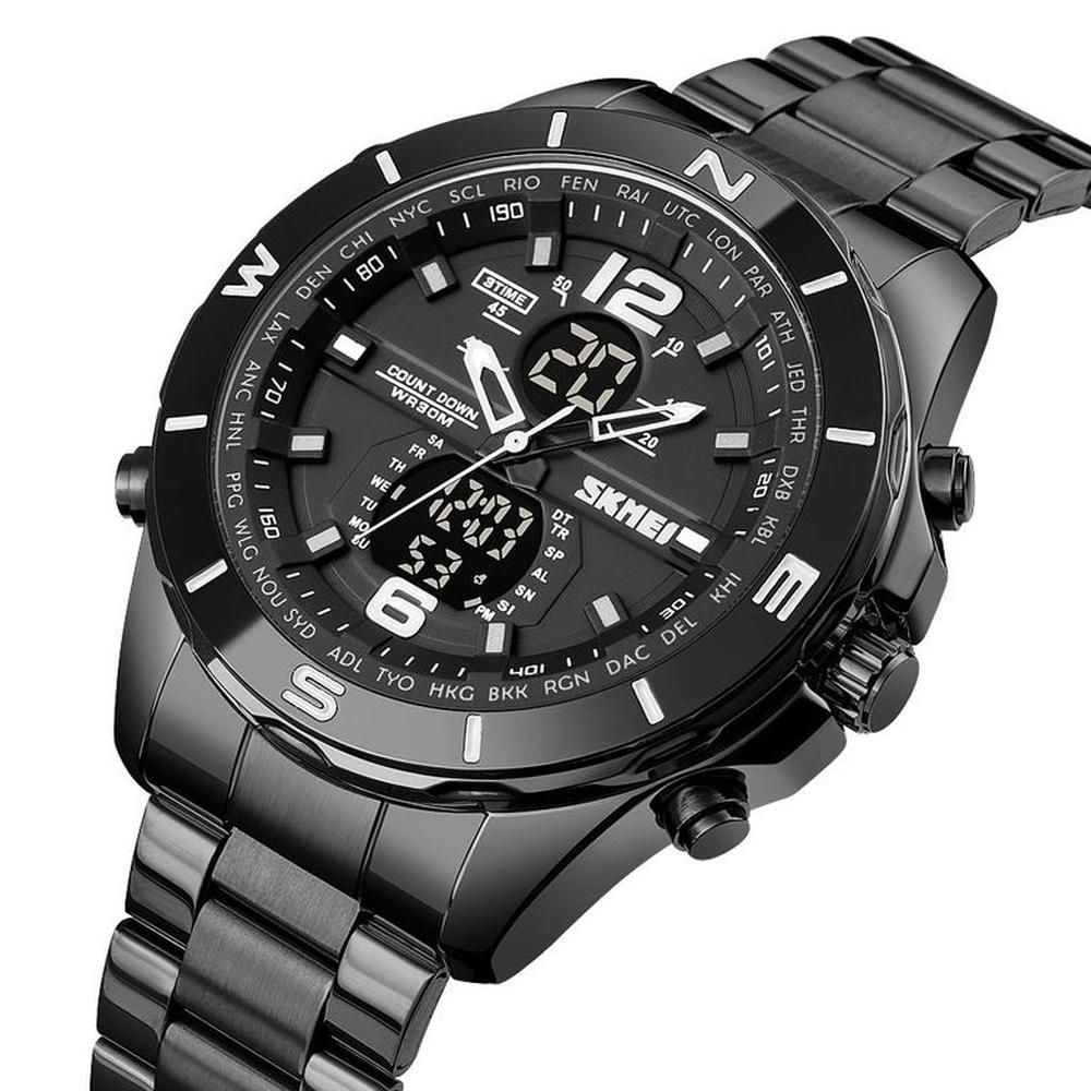 Reloj Skmei 1670 Negro Analogico Digital.