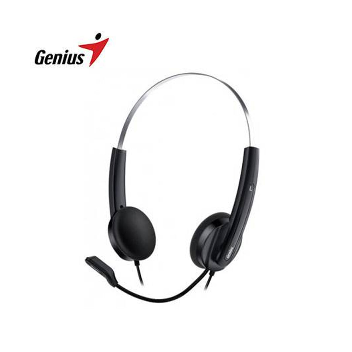 Audifono Con Microfono Genius Hs 220u Usb Black