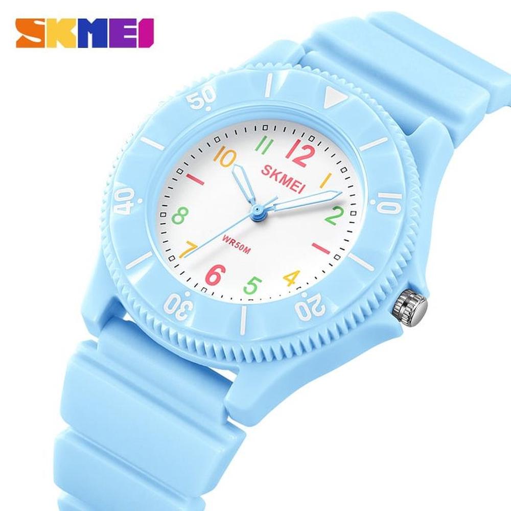 RELOJ SKMEI 2151 Celeste CORREA Silicona PARA MUJER