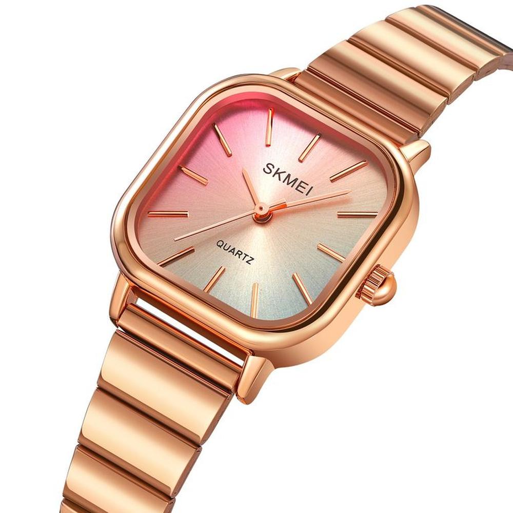 RELOJ SKMEI 2190 ORO ROSA CORREA ACERO