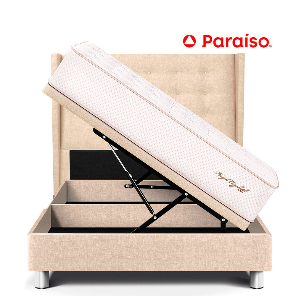 Dormitorio Boxet Royal Elizabeth Cabecera Gold 2 Plazas Champagne