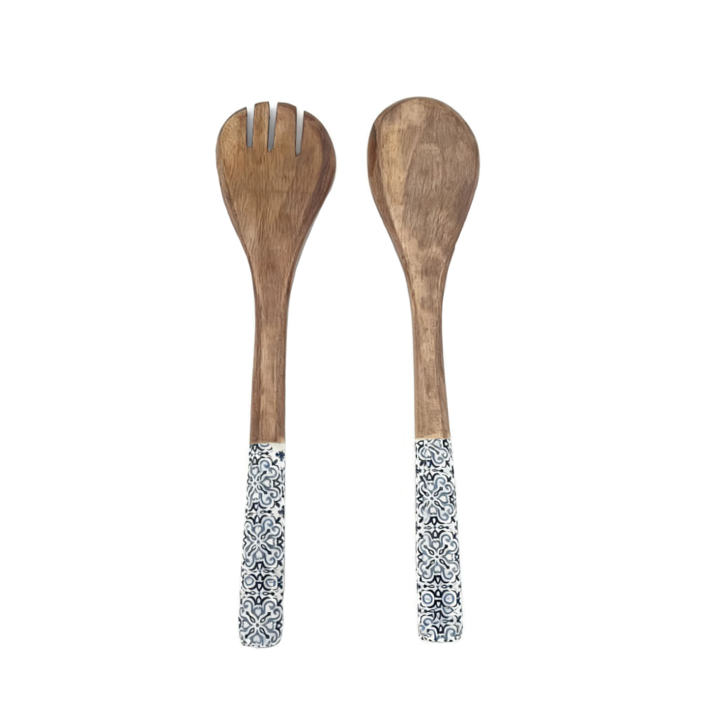 Cubiertos Ensalada Bamboo Mv