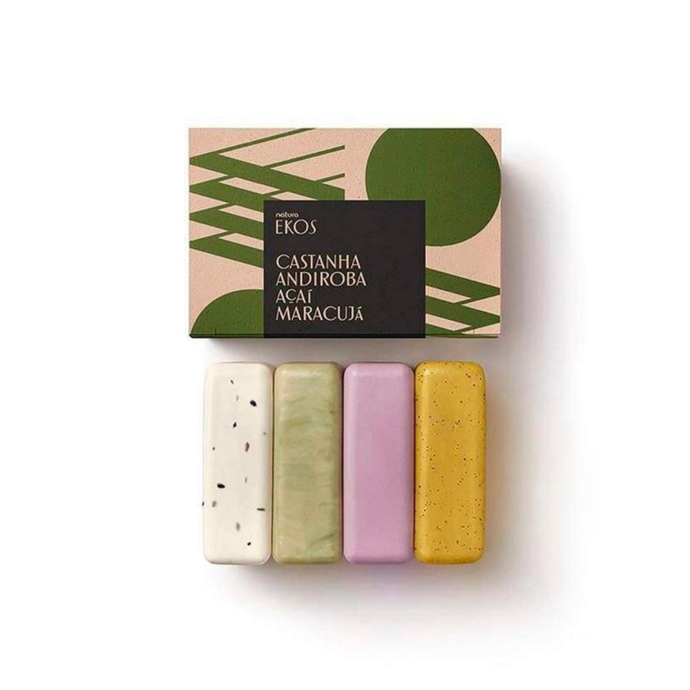 Ekos Jabones en Barra Cremosos y Exfoliantes x4