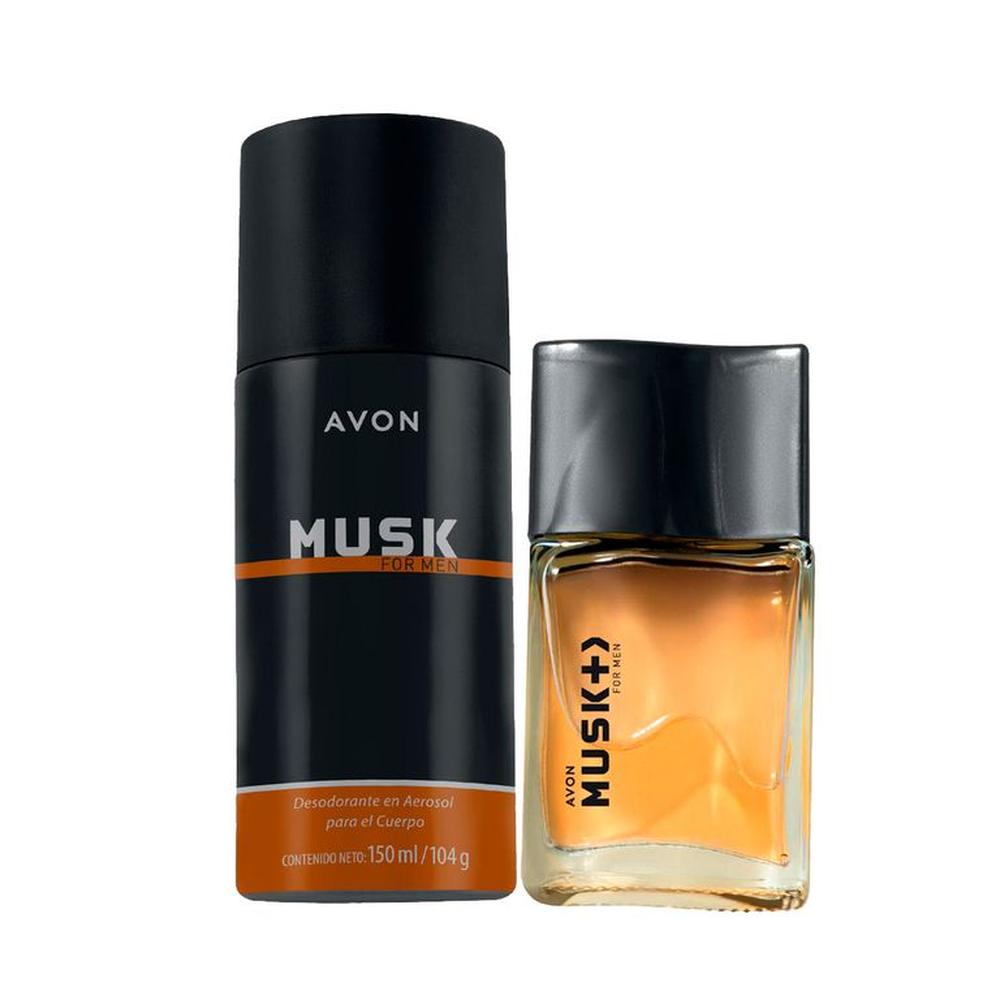 Desodorante Spray Musk con Mini Fragancia de Hombre
