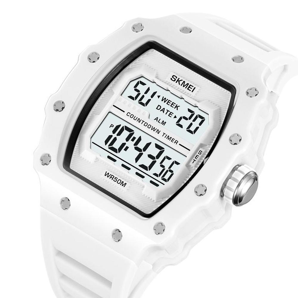 Reloj Skmei 2296 BLANCO Correa Silicona
