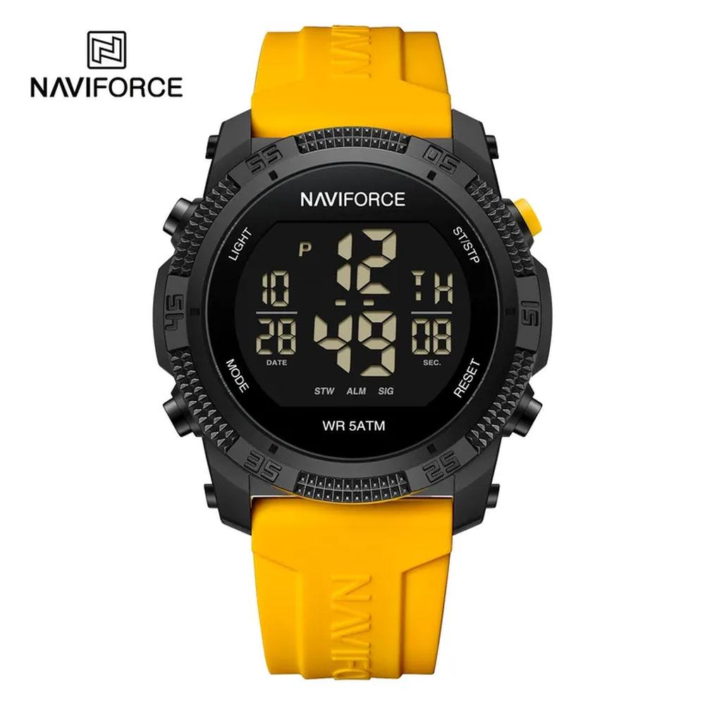 Reloj Naviforce 7104 Digital Correa Amarilla de silicona