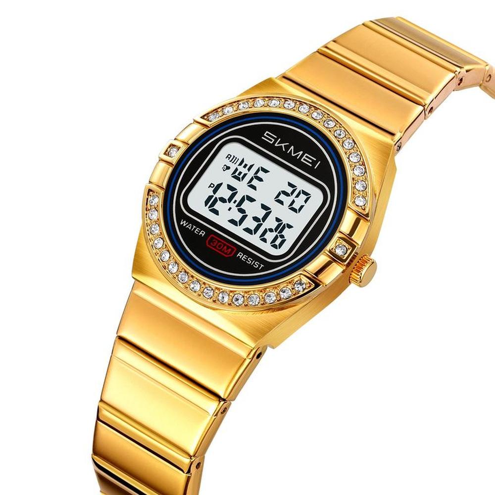 RELOJ SKMEI 2446 DIGITAL CORREA ACERO PARA DAMA