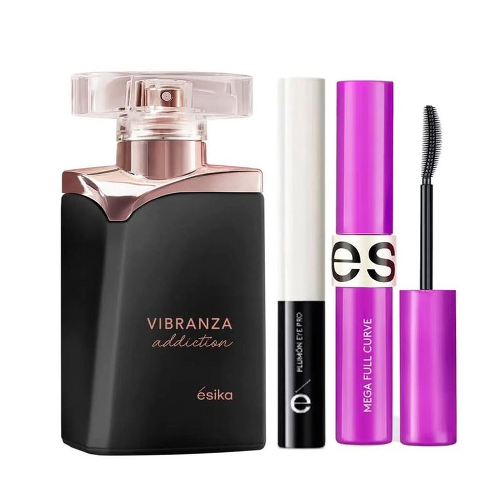 Vibranza Addiction Perfume de Mujer con Delineador y Rimel