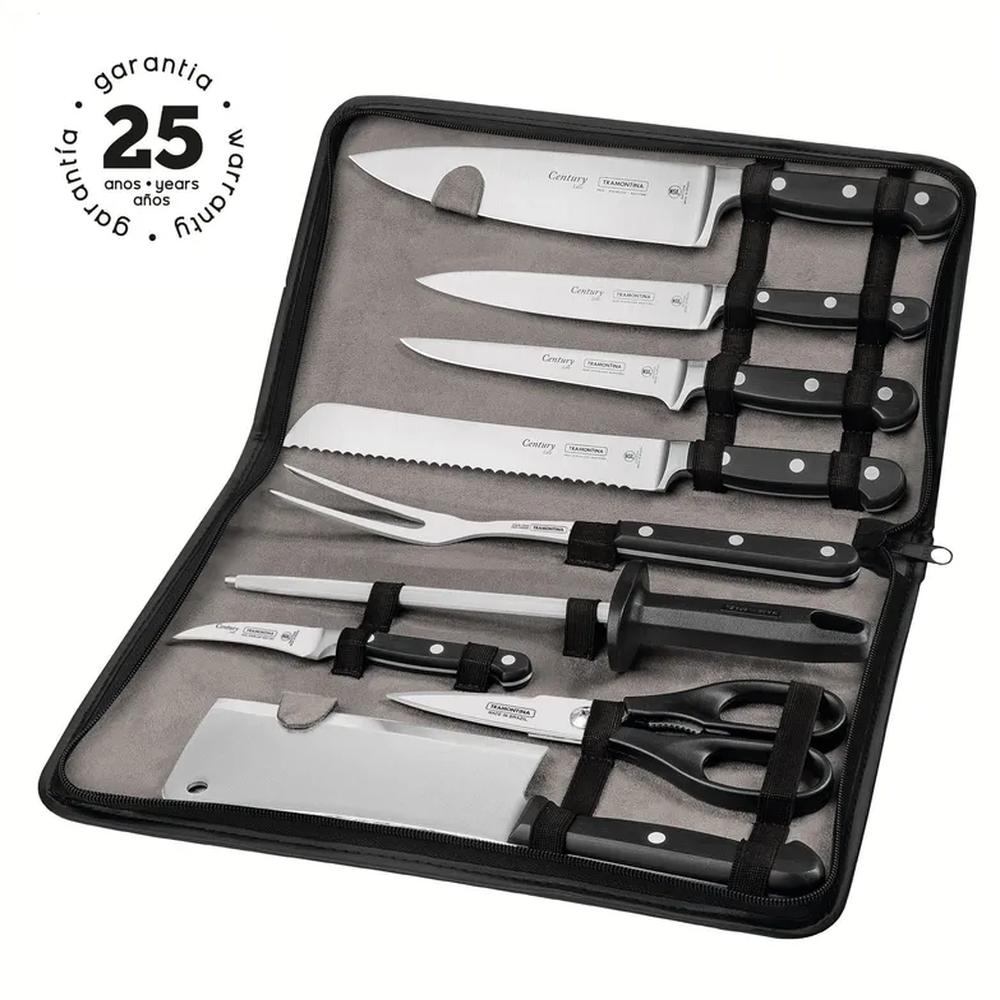Set  de Cuchillos Century  Acero Inoxidable 10 Piezas
