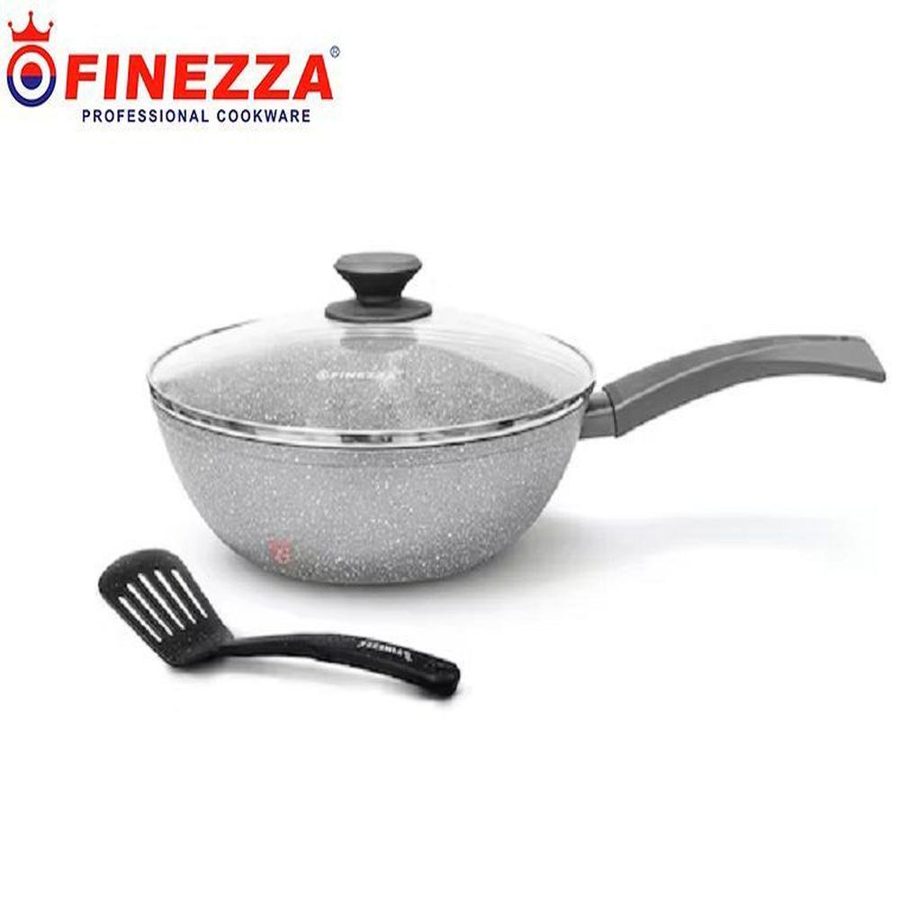 Sarten con tapa para Induccion Finezza 24 cm con Espátula
