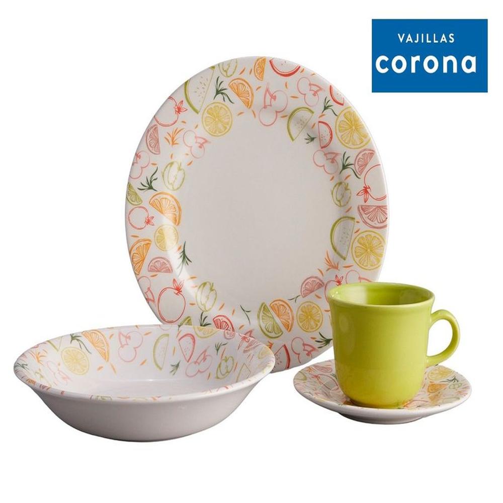 Juego de Vajilla NECTAR  16 Piezas Corona