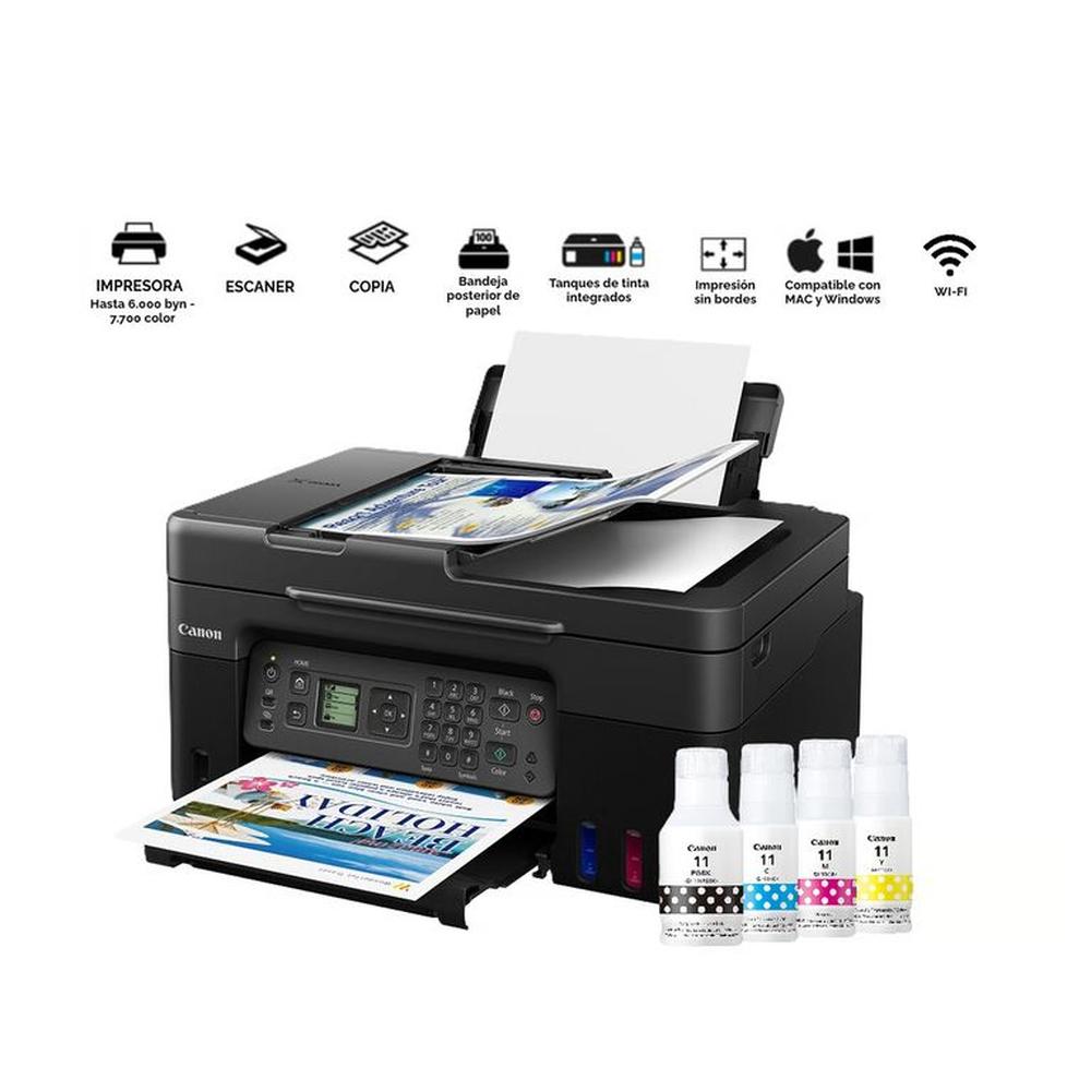 Impresora Multifuncional Canon PIXMA G4170 Wifi ADF