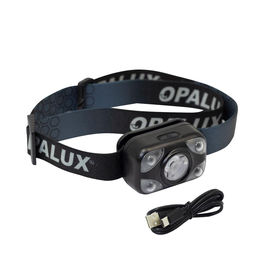 Linterna Frontal LED Recargable 3W 4 Modos OP-3672 OPALUX