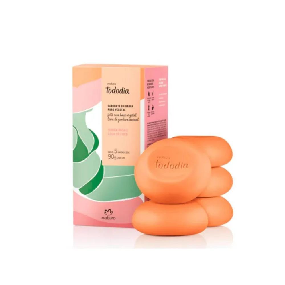Tododia Mango Rosa y Agua de Coco Jabones x5 und 90g