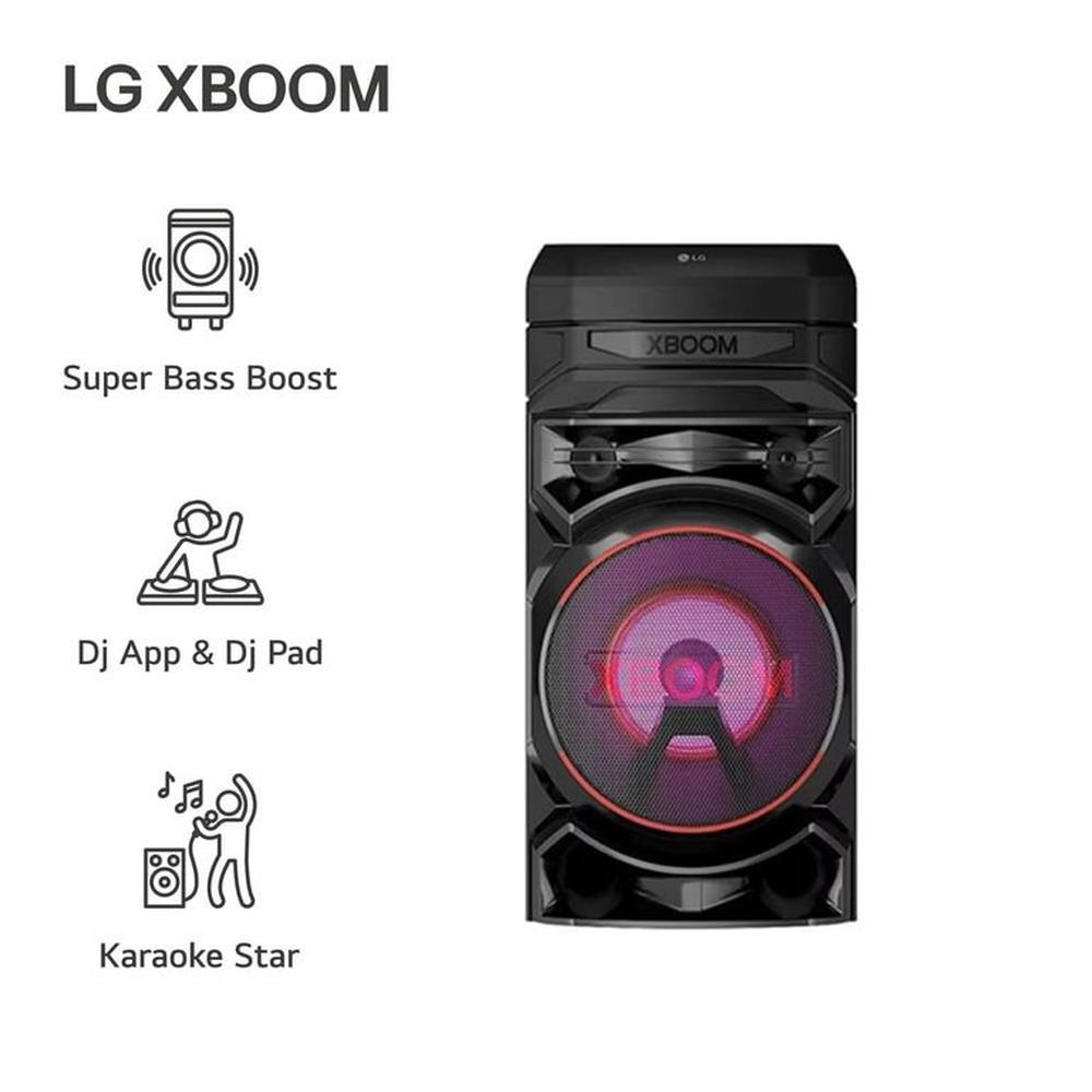 Torre de Sonido LG XBOOM con Bluetooth Karaoke RNC5
