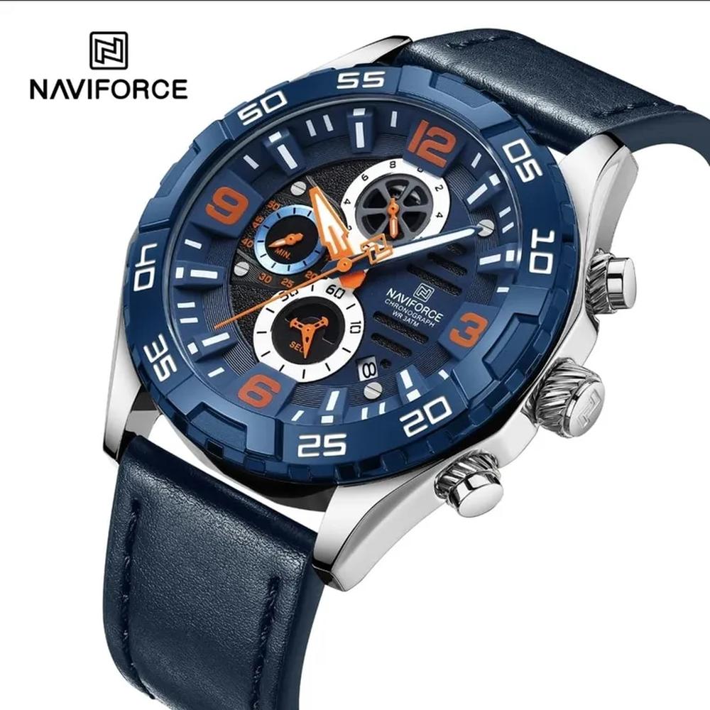 Reloj Naviforce NF8043 Analogo Correa Cuero para Caballero