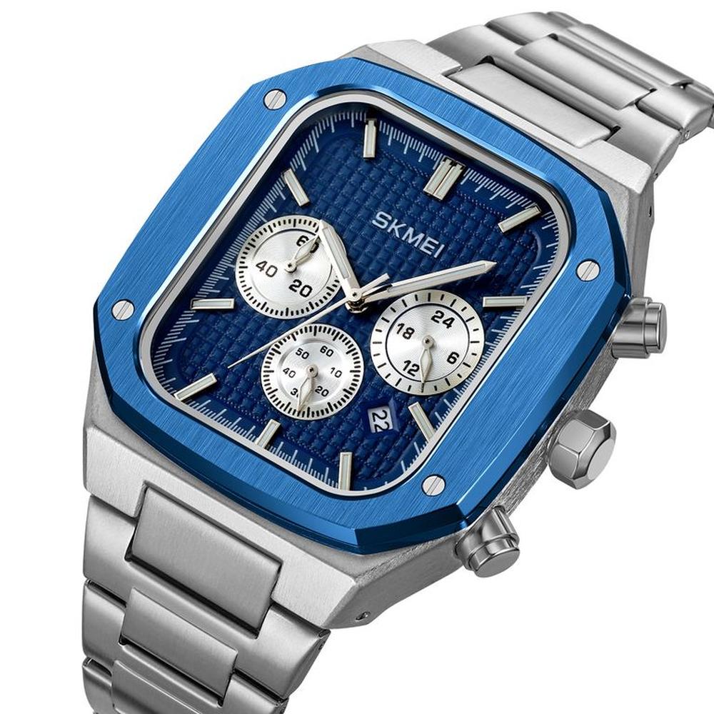 Reloj Skmei 2201 Cronómetro Analógo Correa Acero