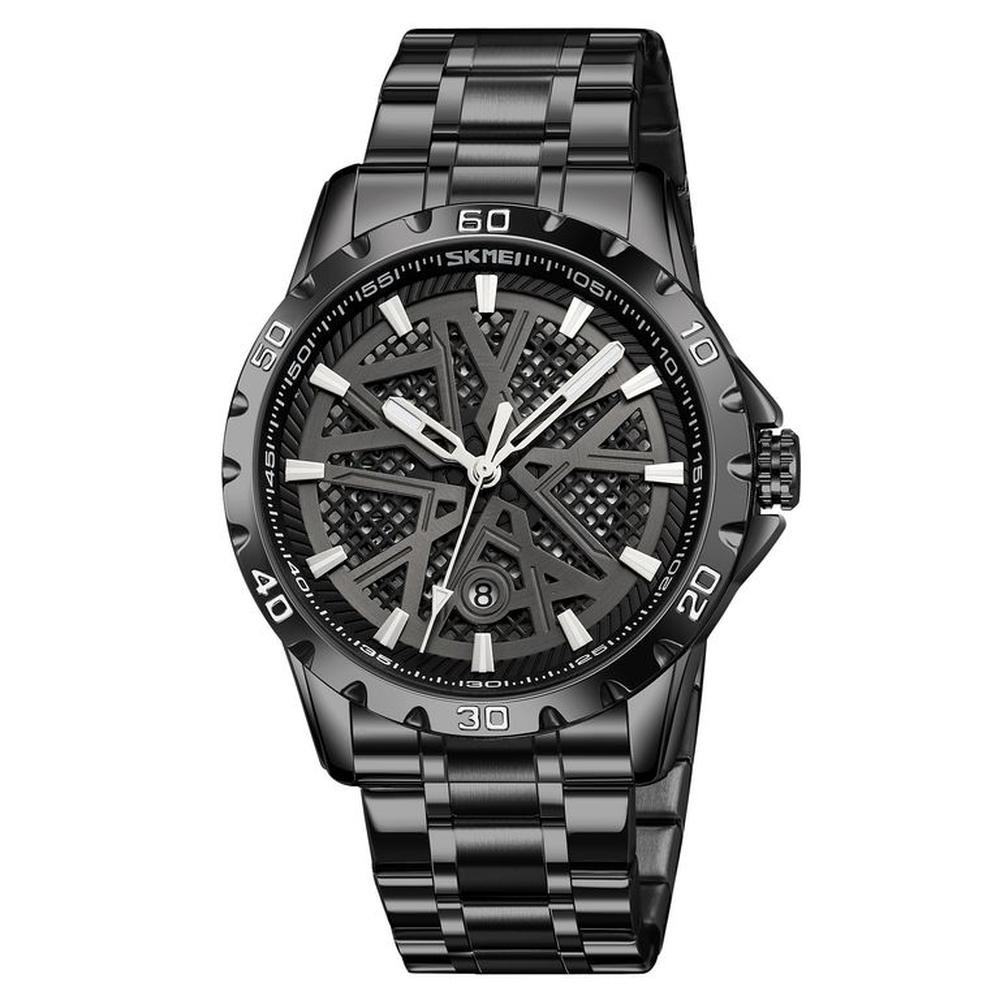 Reloj Skmei 9337 Correa Acero analógo para Caballero