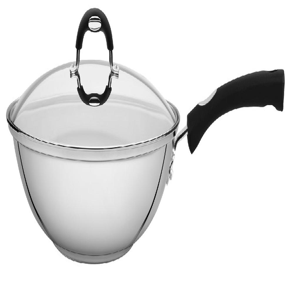Sarten Wok 28 cm acero inoxidable Tramontina