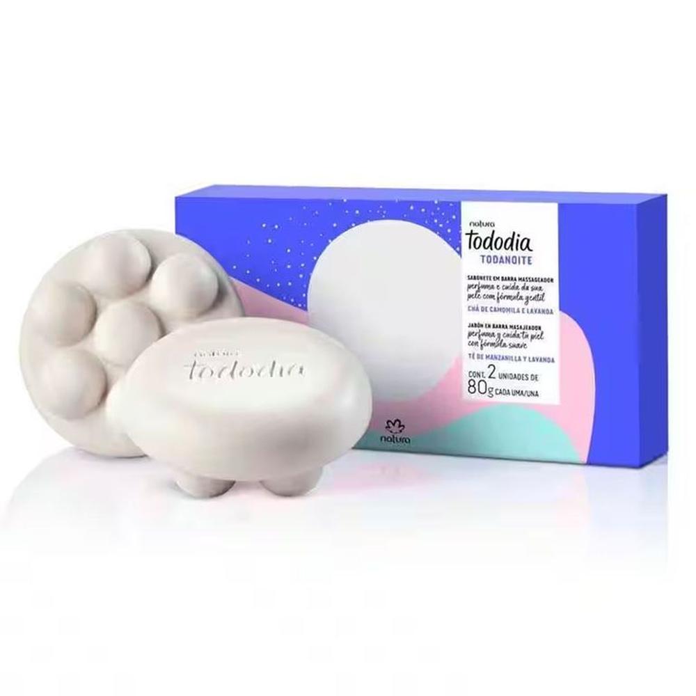 Tododia Todanoite Jabones masajeadores noche x2 unidades 90g