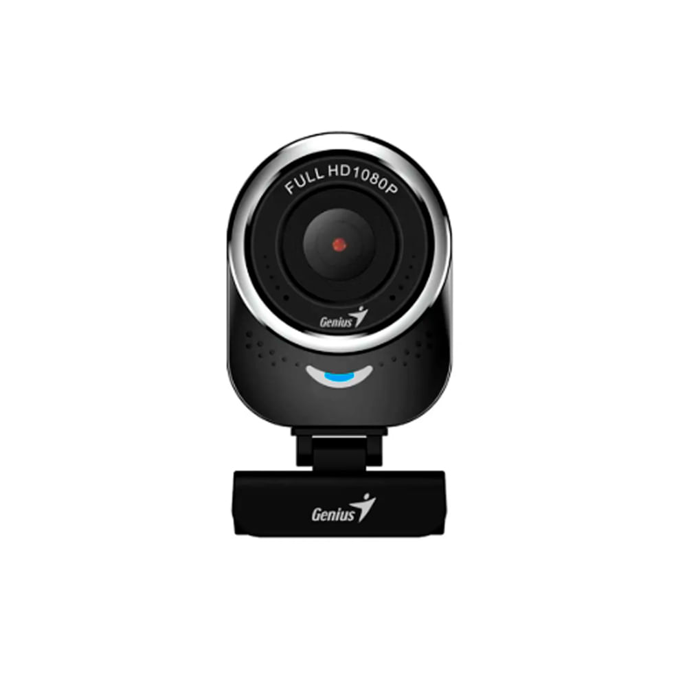 Cámara Genius QCam 6000 FHD 1080p USB Negra - Captura imágenes nítidas y detalles vibrantes