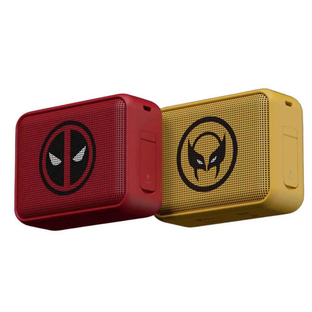 PARLANTE BLUETOOTH KLIPXTREME NITRO DEADPOOL Y WOLVERINE KBS-025MD 2PK