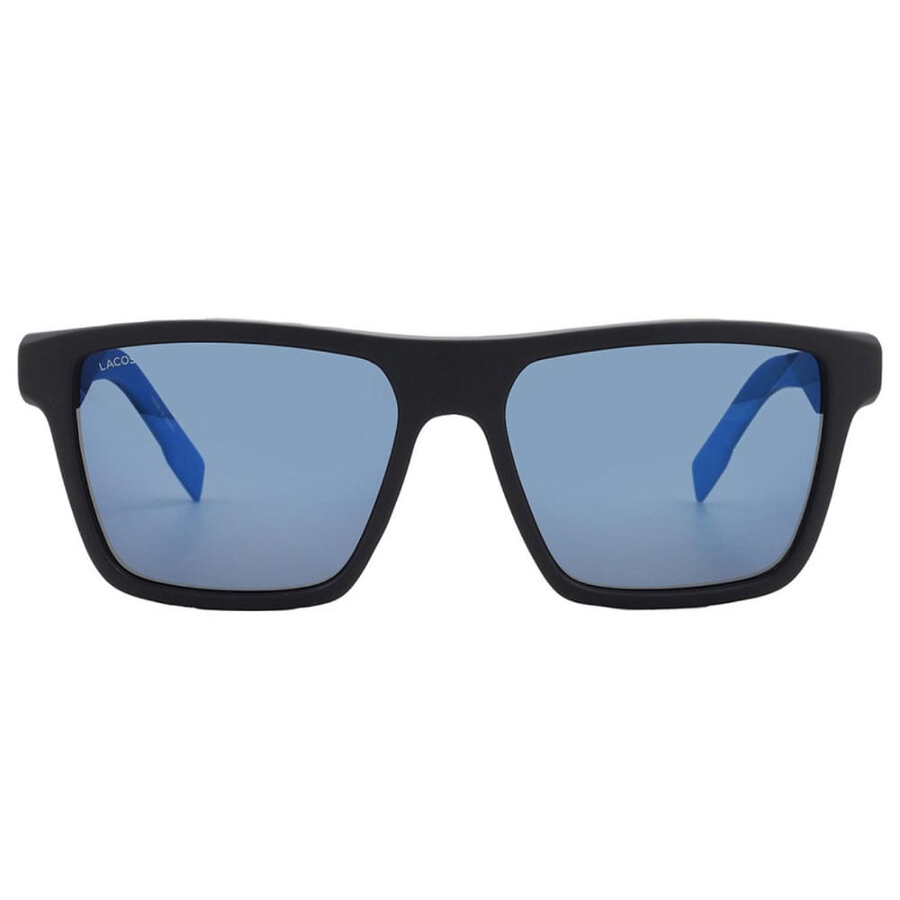 LENTE LACOSTE MARCO NEGRO LUNA AZUL