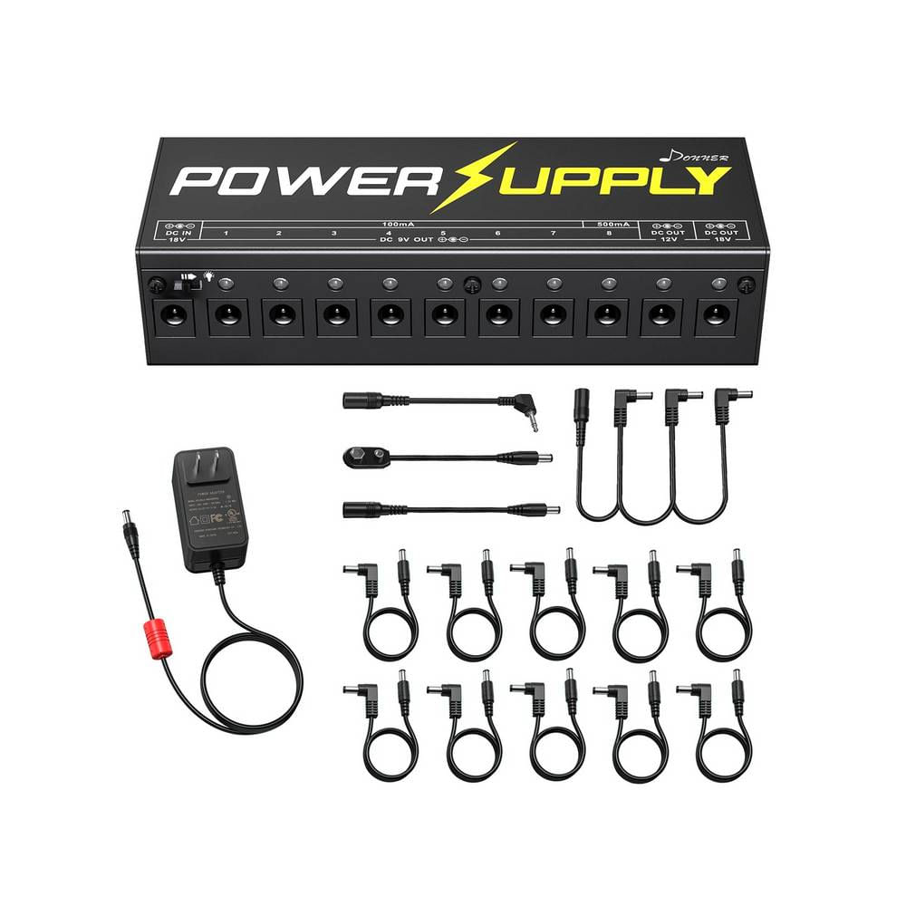 FUENTE DE ALIMENTACIÓN PEDALES 10 SALIDAS DPA-1