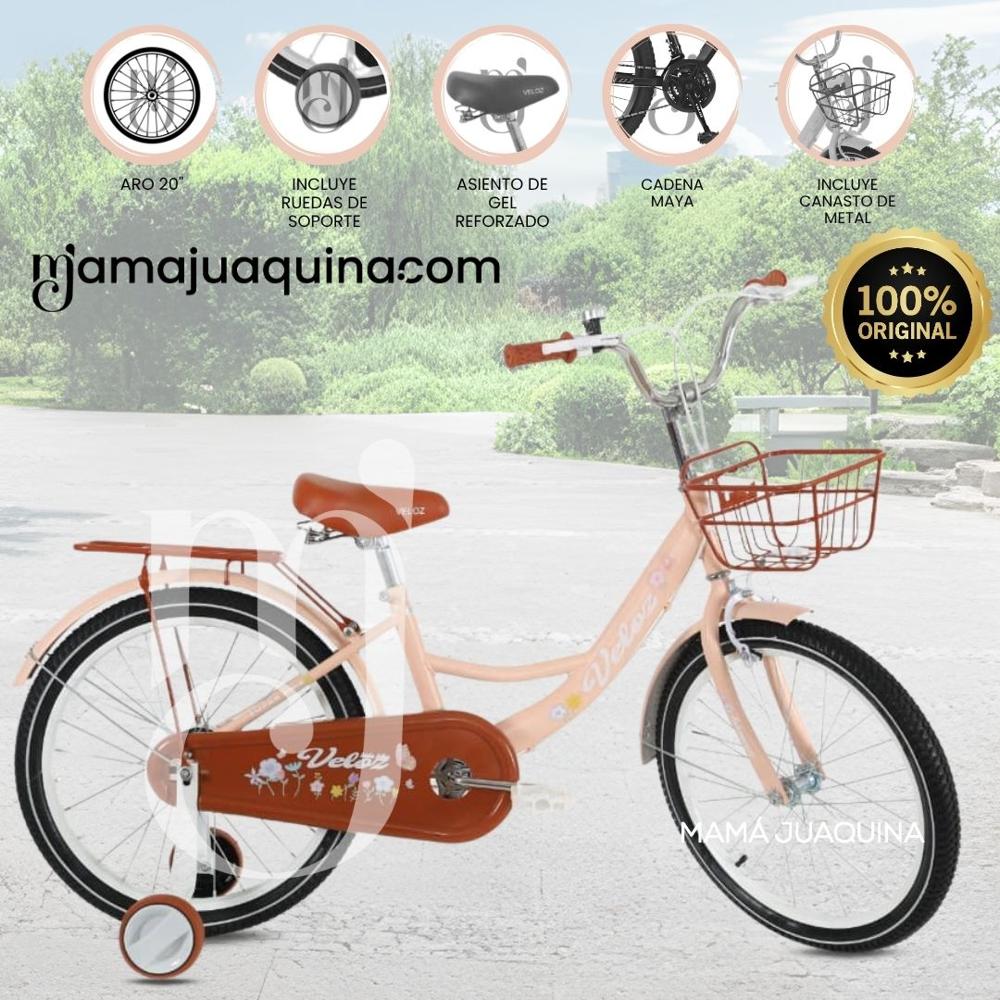 Bicicleta Para Niña Aro 20 NEW LADY con Canasta Be